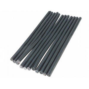 HR0478 10 pcs 7mm x 19cm  Adhesive Hot Melt Glue Sticks for Trigger Electric Gun Hobby Craft   Black